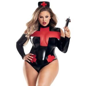 Party King Women's Plus Size Pulse Nurse Costume New in Package Size 2X